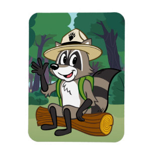 Ranger  Ranger Rick Sitting Magnet