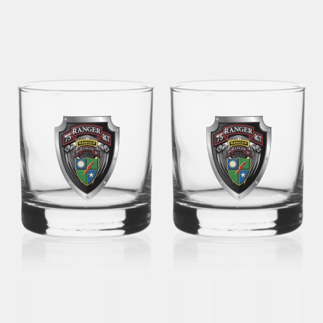 Ranger Regiment 2. BAT Whiskyglas (Vorderseite)