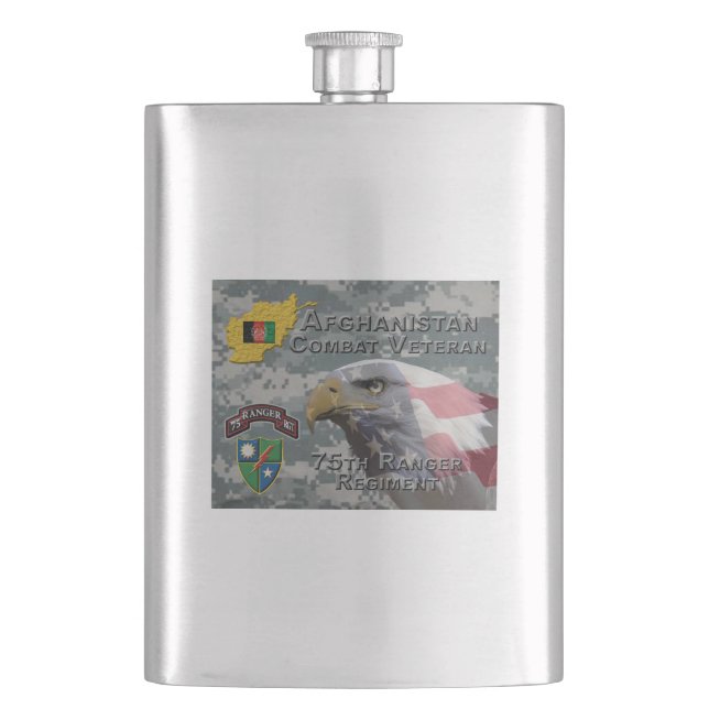 Ranger Regiment für den afghanischen Kampfveteran Flachmann (Vorderseite)