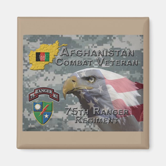 Ranger Regiment für den afghanischen Kampfveteran Magnet (Vorne)