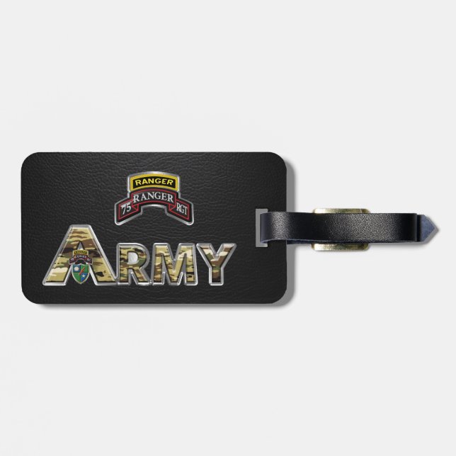 Ranger Regiment Gepäckanhänger (Rückseite horizontal)