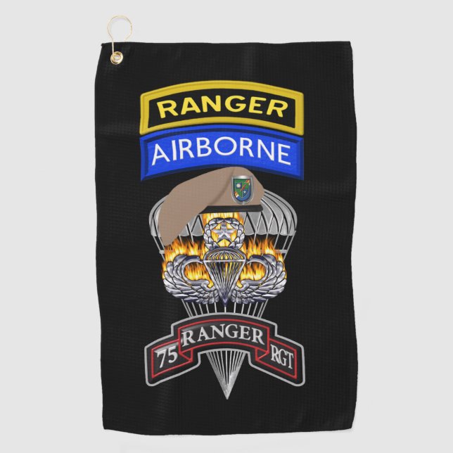 Ranger Regiment Golfhandtuch (Vorderseite)