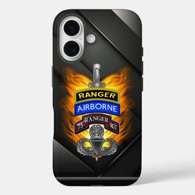 Ranger Regiment iPhone 16 Hülle (Rückseite)