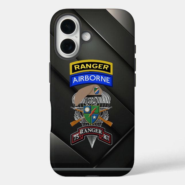 Ranger Regiment iPhone 16 Hülle (Rückseite)