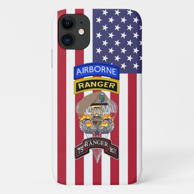 Ranger Regiment "Rangers Lead The Way" Case-Mate iPhone Hülle (Rückseite)