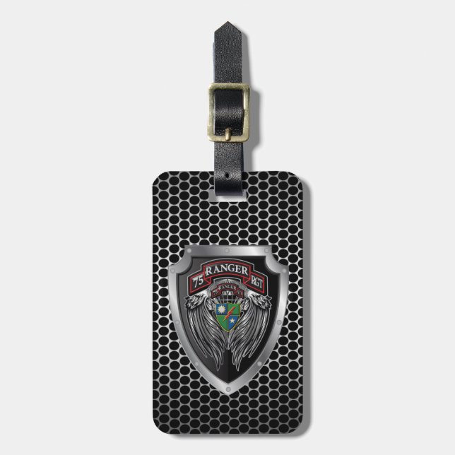 Ranger Regiment "Rangers Lead The Way" Gepäckanhänger (Vorderseite vertikal)