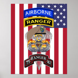 Ranger Regiment "Sua Sponte" Poster