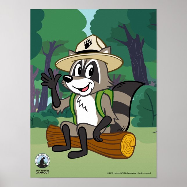 Ranger Rick | Great American Campout Poster (Vorne)