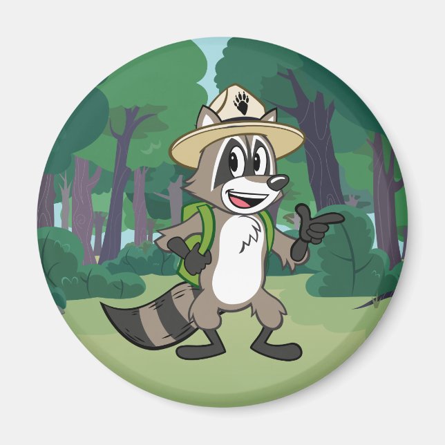 Ranger Rick | Ranger Rick Pointing Magnet (Vorne)