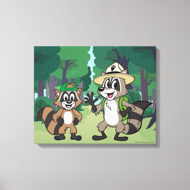 Ranger Rick | Ranger Rick & Ricky Leinwanddruck (Vorderseite)