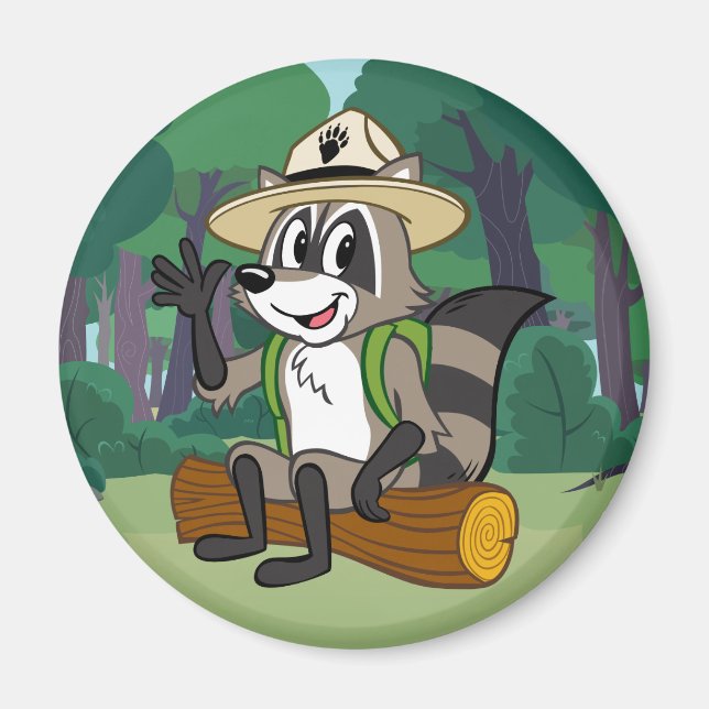 Ranger Rick | Ranger Rick Sitting Magnet (Vorne)