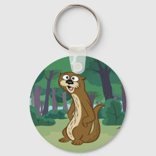 Ranger Rick Reggie Otter Schlüsselanhänger