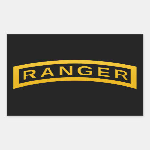 Ranger Tab Rechteckiger Aufkleber