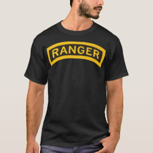 Ranger Tab (Vorderseite) und Infanteriezweig, gekr T-Shirt