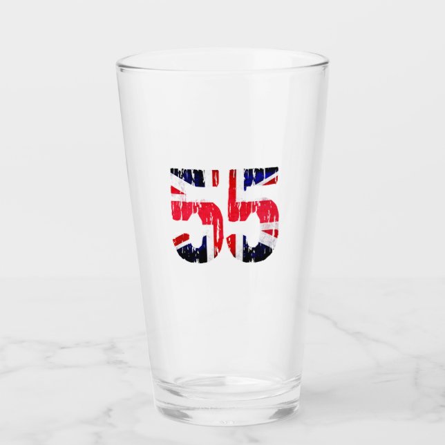 Rangers 55 Titres Verre de bière (Devant)