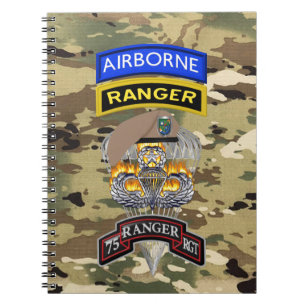 "Rangers Lead The Way" 75. Ranger Regiment Notizblock