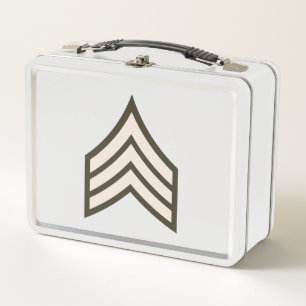 Rangfolge der Armee Metall Brotdose