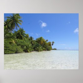 Rangiroa Blue Lagoon Poster