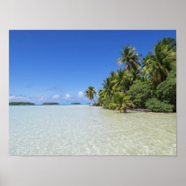 Rangiroa Blue Lagoon Poster
