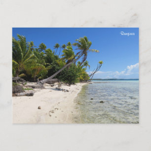 Rangiroa Französisch-Polynesien Feiertagspostkarte