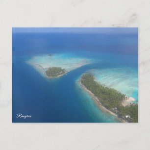 Rangiroa Französisch-Polynesien Feiertagspostkarte