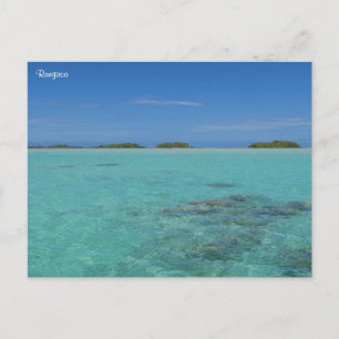 Rangiroa Französisch-Polynesien Feiertagspostkarte