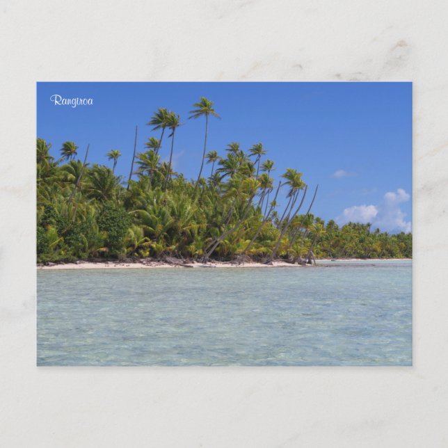 Rangiroa Französisch-Polynesien Postkarte (Vorderseite)
