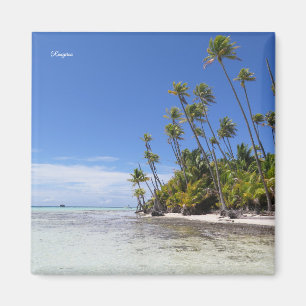 Rangiroa-Palmen Magnet