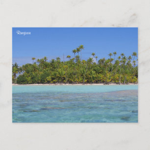 Rangiroa Tropeninsel Feiertagspostkarte