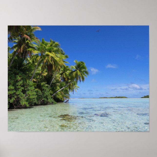 Rangiroa tropical island poster (Vorne)