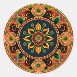 Rangoli Design Aufkleber