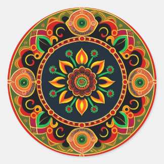Rangoli Design Aufkleber