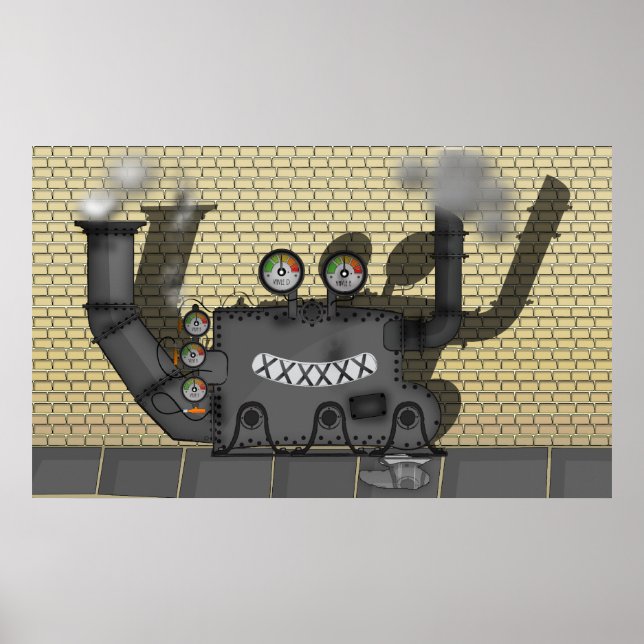 Rank die Maschine Poster (Vorne)