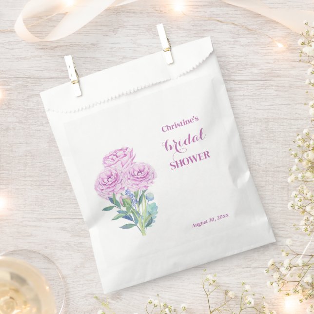 Ranunculus & Anemones Anpassbares Brautparty Geschenktütchen (Ausgeschnitten)