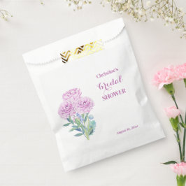 Ranunculus & Anemones Anpassbares Brautparty Geschenktütchen