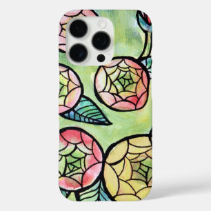 Ranunculus Blume Illustration Niedliche rosa Blume iPhone 16 Pro Hülle