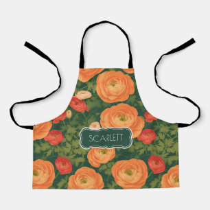 Ranunculus mosaic Personalisiertes Muster Schürze