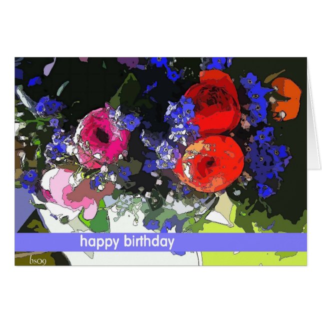 ranunculus rouge et rose (Devant horizontal)