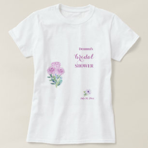 Ranunculus Voll anpassbares Brautparty T-Shirt