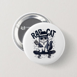 Rap Cat Harmony Button