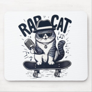 Rap Cat Harmony Mousepad