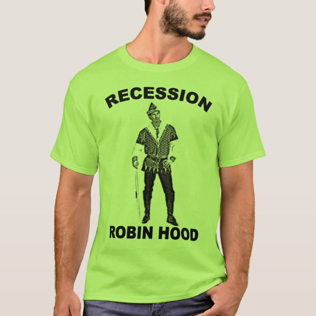 Rap-Couture-Rezessions-Robin Hood T - Shirt (Vorderseite)