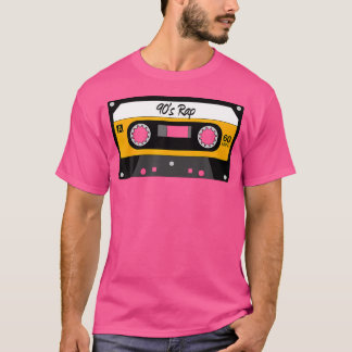 Rap des alten Schulkassettenband-Retro-Hip Hop 90 T-Shirt