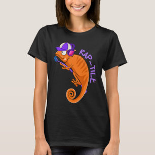 Rap Flip Reptile Lover Hip Hop Music Herpet T-Shirt