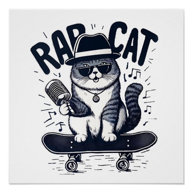 Rap Katze Harmonie Poster (Vorderseite)