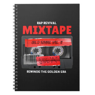 Rap-Wiederbelebung Golden Era Mixtape Notizblock