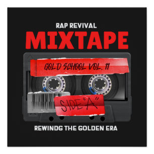 Rap-Wiederbelebung Golden Era Mixtape Poster