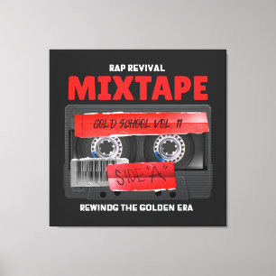 Rap Wiederbelebung Goldenes Zeitalter Mixtape Leinwanddruck