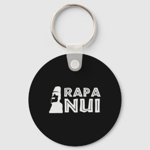 Rapa Nui Moai Osterinsel Polynesien Happy Oster Schlüsselanhänger