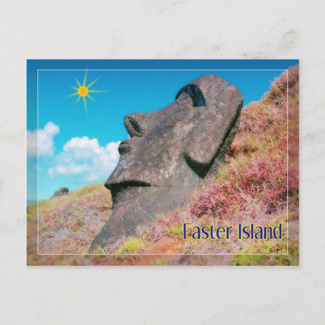 Rapa Nui, Osterinsel Postkarte (Vorderseite)